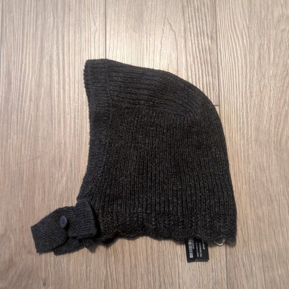 NEW! Zara Baby | Knit Balaclava Hood In Anthacite Grey - Picture 5 of 11